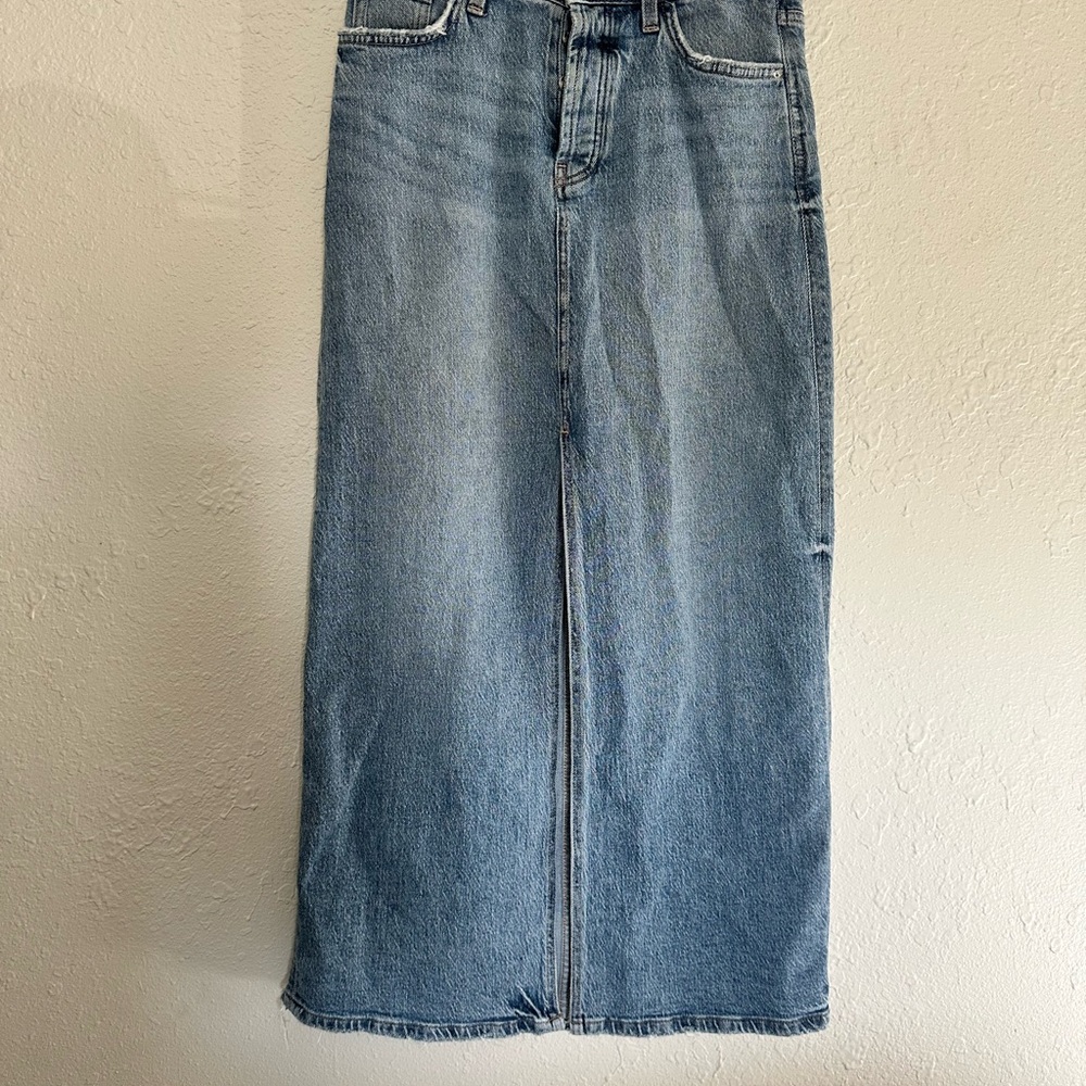 Zara Blue Denim Skirt